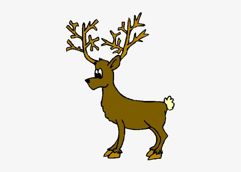 Tooth Vampire Deer - Reindeer Pierced Stud Earrings, transparent png download