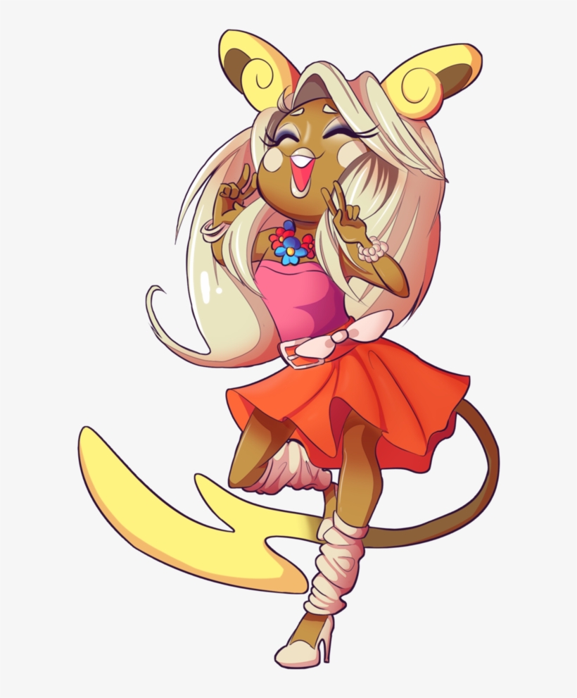 Picture Download Alola Gijinka By Disties On Deviantart - Raichu Alola, transparent png download
