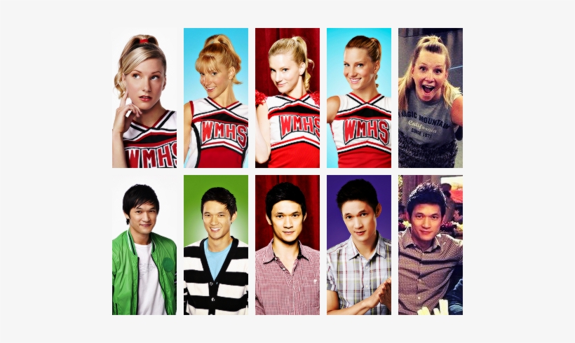 Glee Naya Rivera Heather Morris Chris Colfer Rachel - Harry Shum Jr. Signed 8x10 Photo Glee Shadowhunters, transparent png download