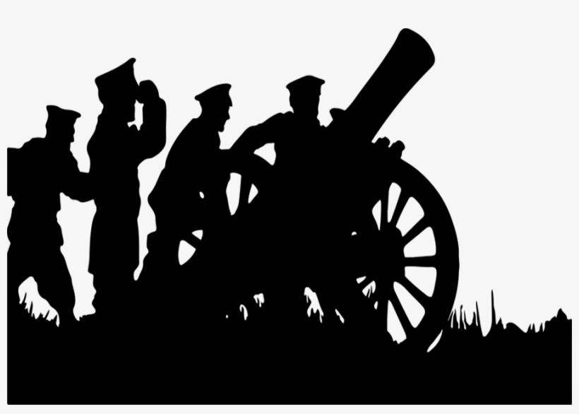 Artilleryman Loading And Firing An Artillery Piece - First World War Posters, transparent png download