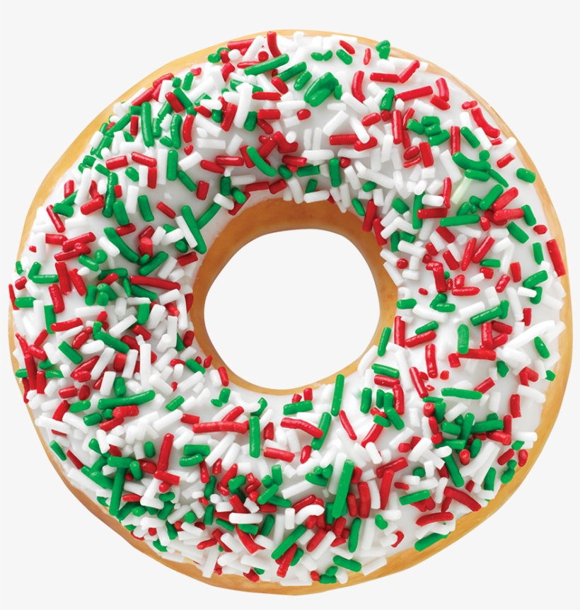 Christmas Wreath - 크리스피 도넛 크리스마스, transparent png download