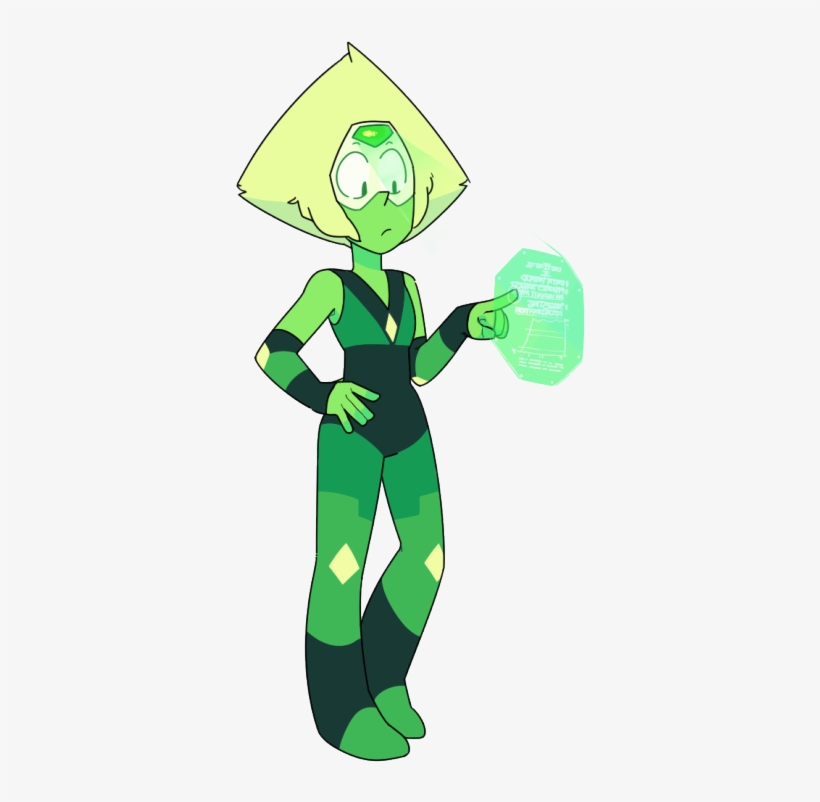 Green Fictional Character Vertebrate Cartoon Leaf - Steven Universe Era 1 Peridot, transparent png download
