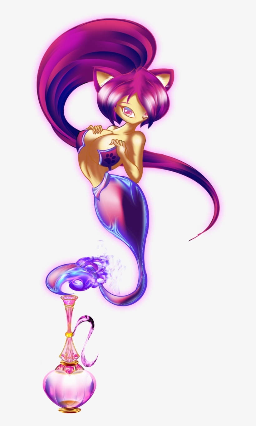 Neka Genie By Sunrise-oasis On Deviantart - Draw A Girl Genie, transparent png download
