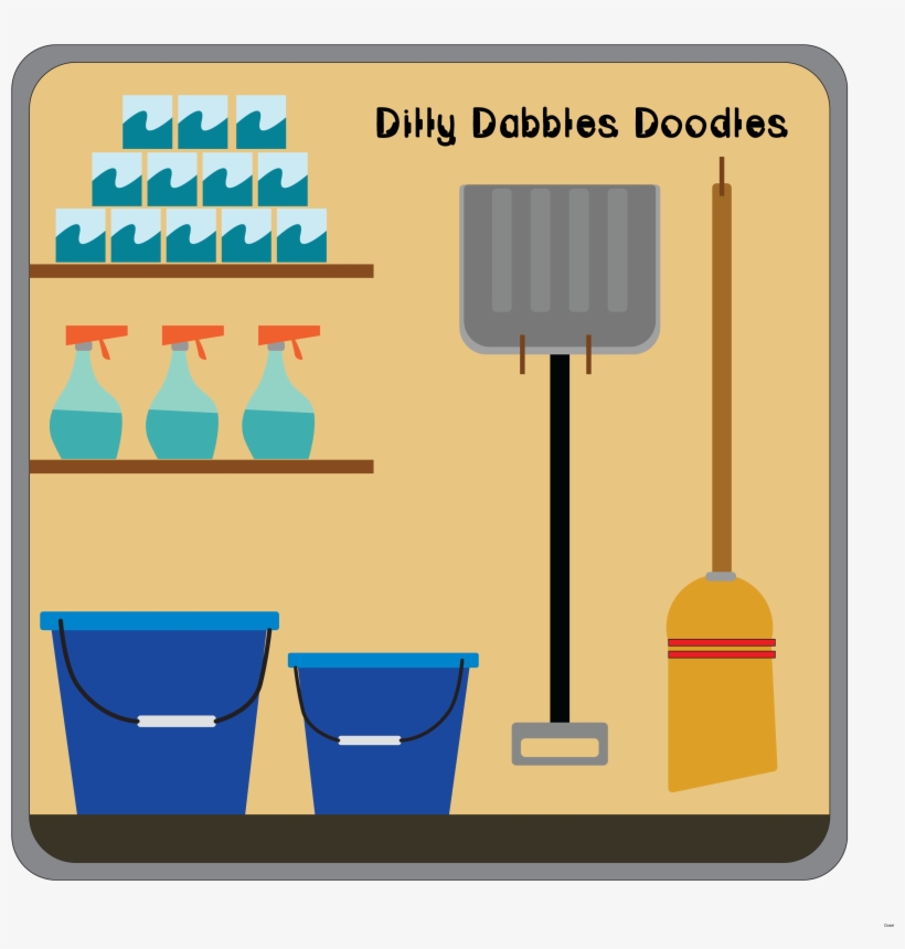 Closet Clipart - Janitor Closet Clipart, transparent png download