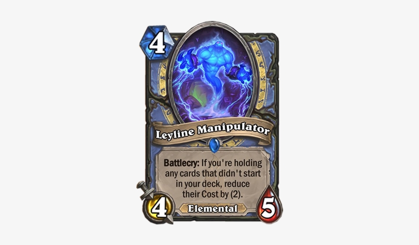 Hearthstone Leyline Manipulator - Witchwood Hearthstone Cards, transparent png download