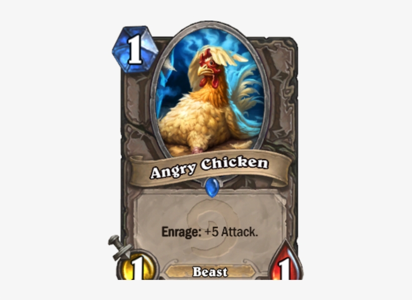 7 Most Useless Cards In Hearthstone - Angry Chicken Hearthstone, transparent png download