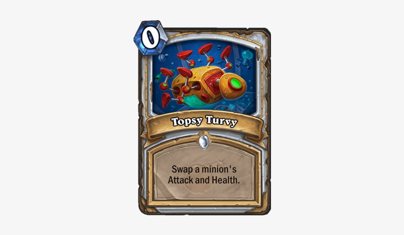 Most Recently Revealed Cards From The Boomsday Project - Topsy Turvy Hearthstone, transparent png download