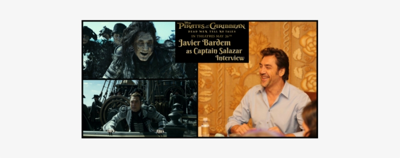 Javier Bardem As Captain Salazar - Pirates Of The Caribbean Dead Men..., transparent png download