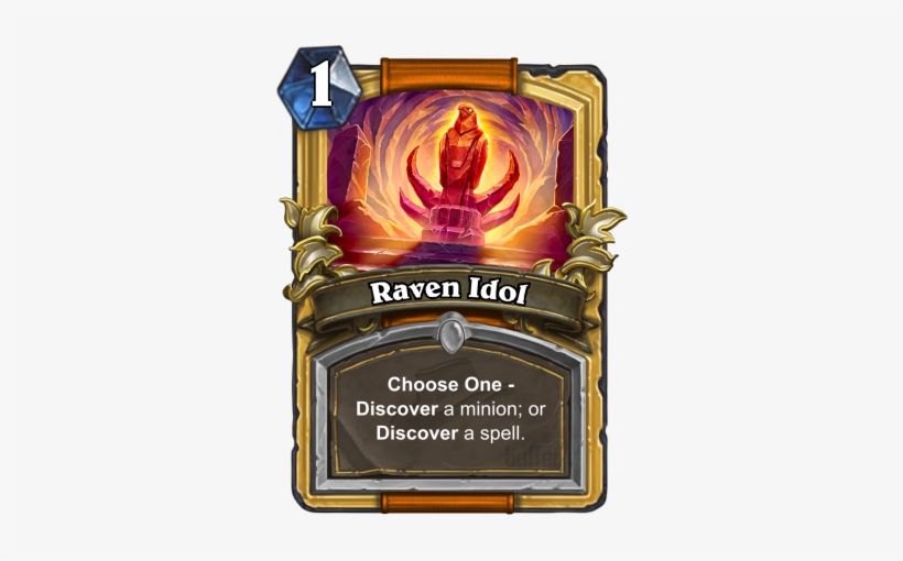 Raven Idol - Bola De Fuego Hearthstone, transparent png download