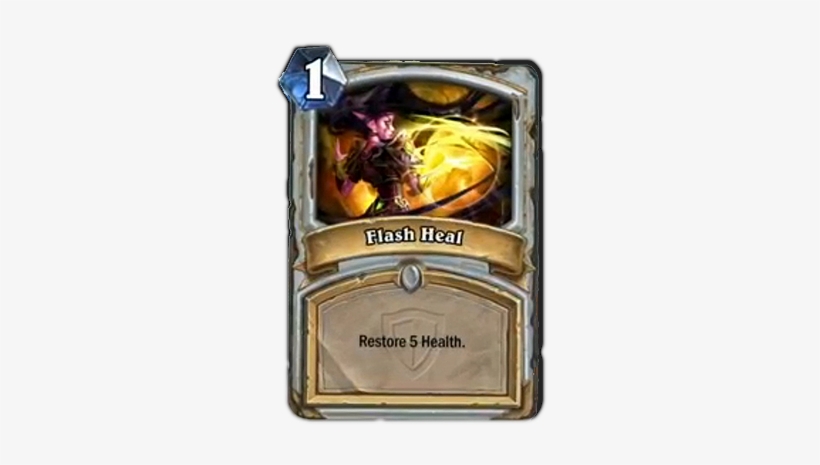 The Third Card Is [card=1000106], A Druid Class Spell - Flash Heal Hearthstone, transparent png download