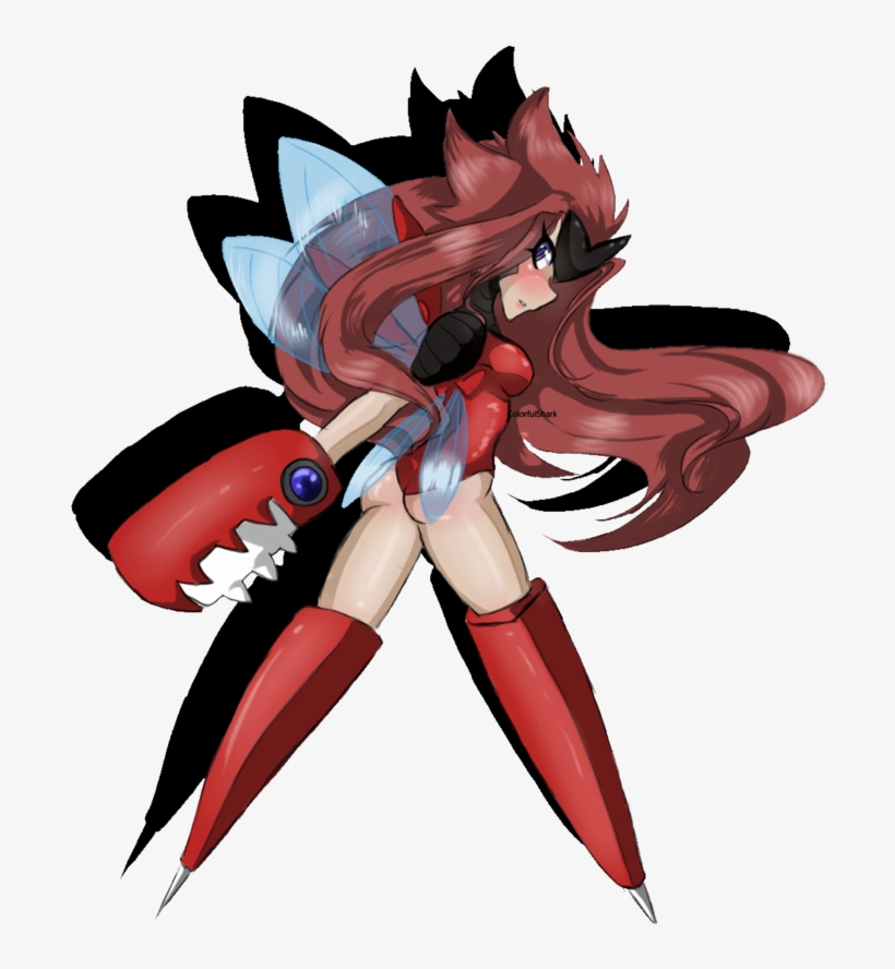 Mega Scizor By Colorfulshark - Pokemon Mega Scizor Gijinka, transparent png download