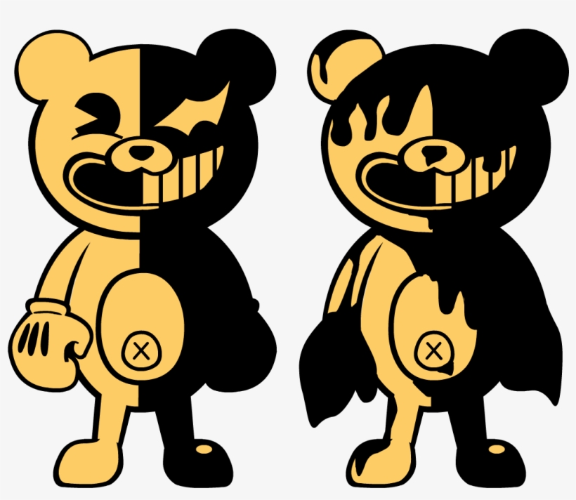 Image Result For Monokuma - Danganronpa Bendy And The Ink Machine, transparent png download