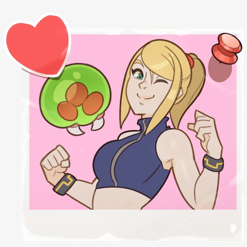Metroid Prime Super Smash Bros - Samus Valentines Day, transparent png download