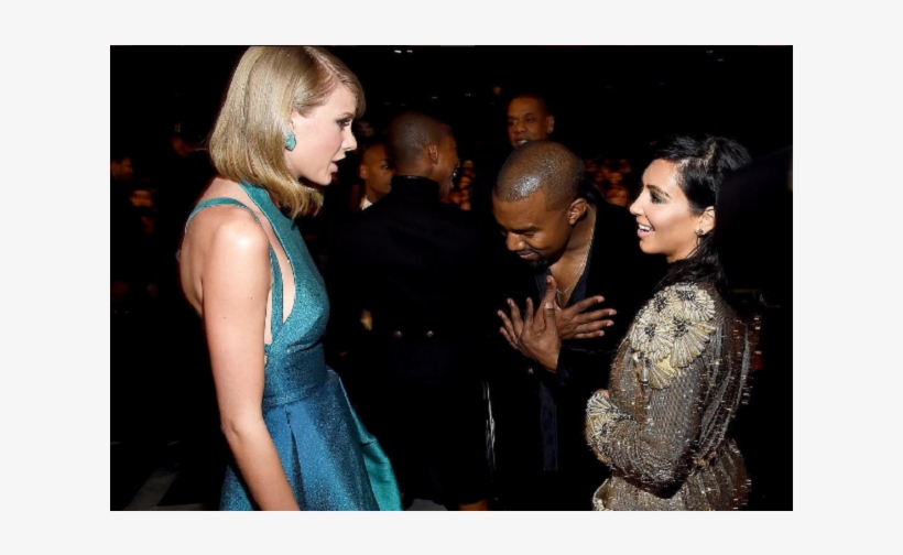 Taylor Swift Con Kanye West Y Kim Kardashian West - Taylor Swift And Kanye West, transparent png download