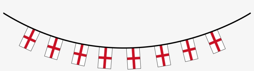Open - England Flag Bunting Png, transparent png download