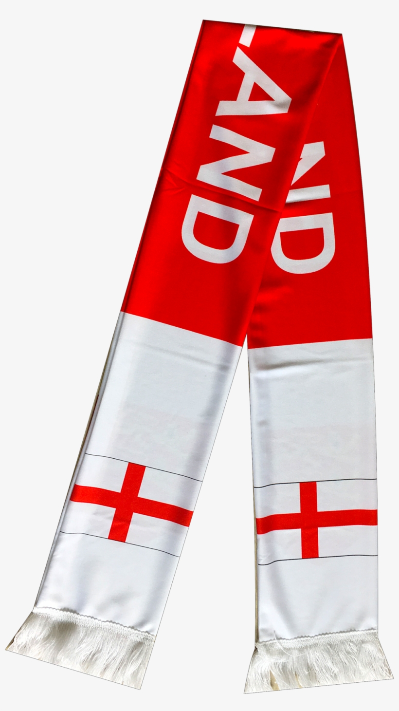Perfect Hat Trick Official England Flag Scarf, transparent png download