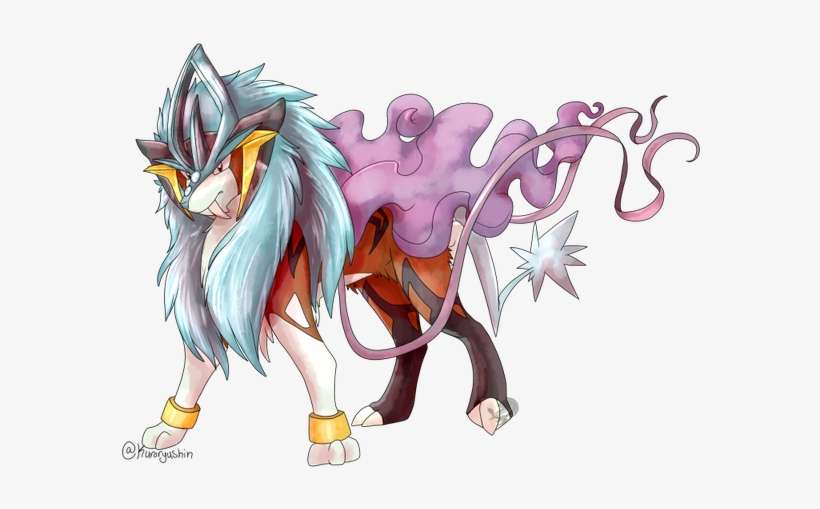 Kuro On Twitter - Suicune Entei Raikou Fusion, transparent png download