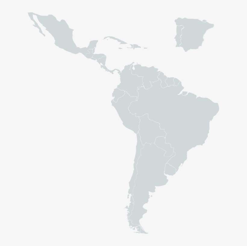 Mapa Iberoamérica - Latin American Social Sciences Institute, transparent png download