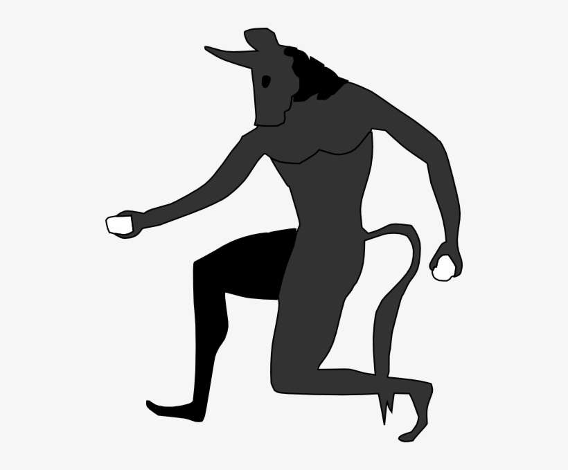 Minotaur Clip Art - Minotauro Grecia, transparent png download