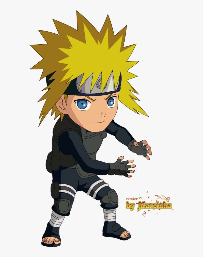 Chibi Namikaze Minato By Marcinha - Chibi Naruto By Marcinha, transparent png download