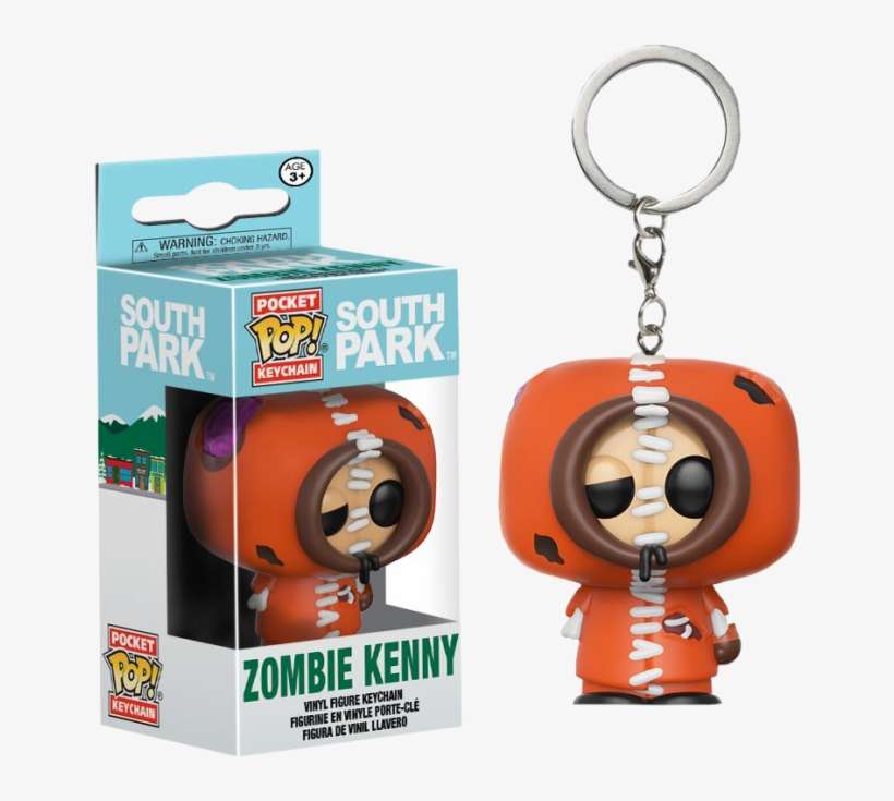 Zombie Kenny Pocket Pop Keychain - South Park - Zombie Kenny Pocket Pop! Keychain, transparent png download