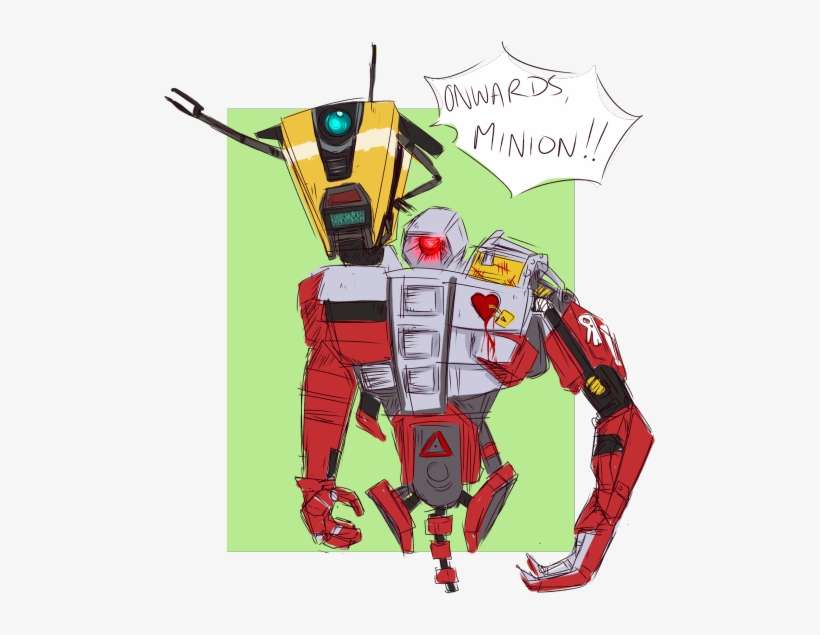 Deathtrap And Claptrap Requested By @koplakever - Illustration, transparent png download