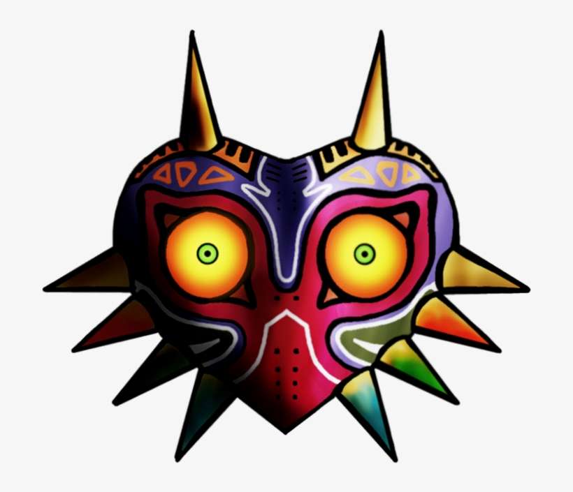 Registered User - Majora's Mask Logo Black And White, transparent png download