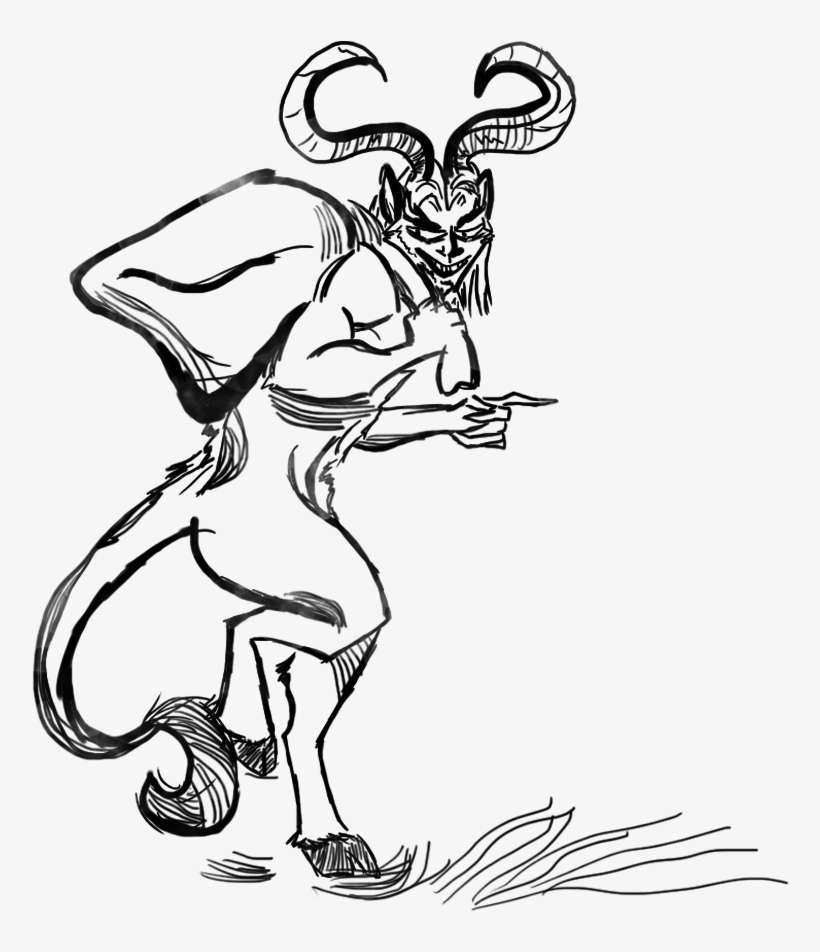 Krampus Jake Says - Cartoon, transparent png download