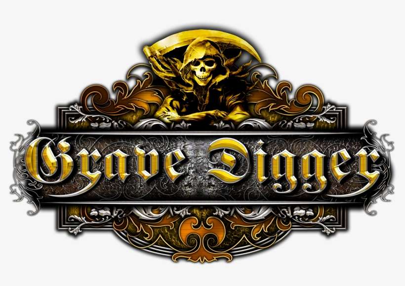 Grave Digger Logo Medal - Grave Digger Band Logo Png, transparent png download