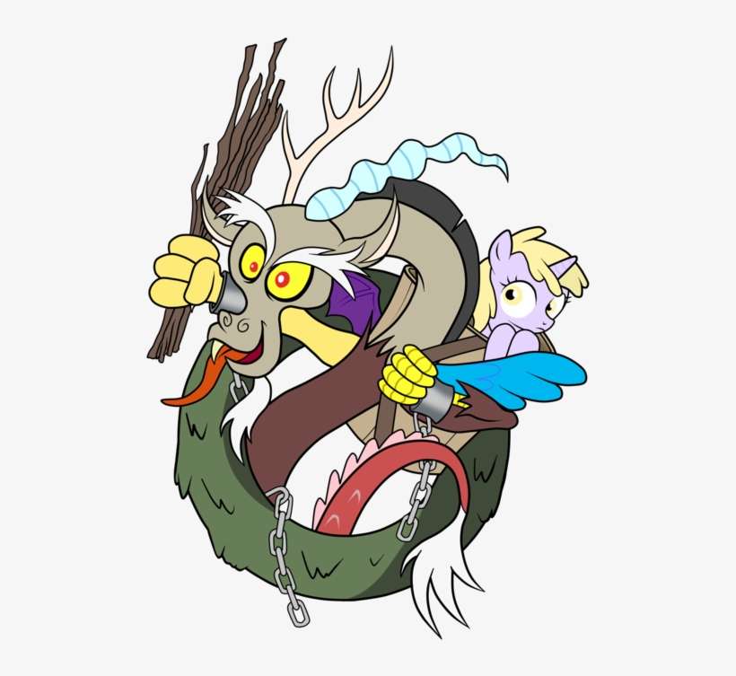 Southparktaoist, Dinky Hooves, Discord, Krampus, Safe - Cartoon, transparent png download