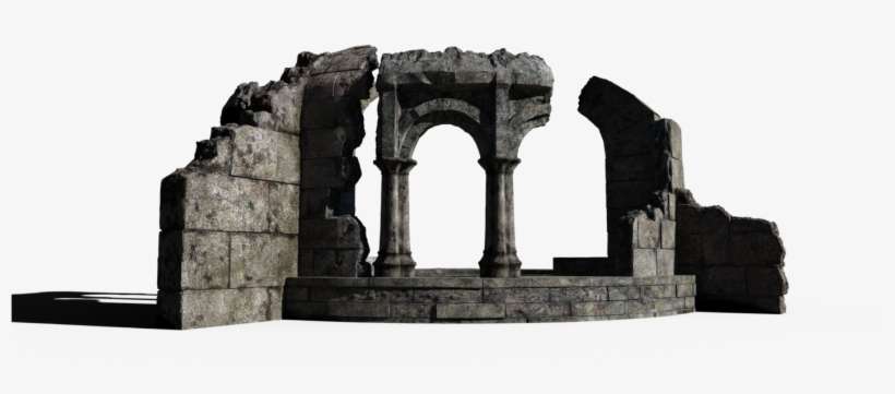 Ruins Png Picture - Car, transparent png download