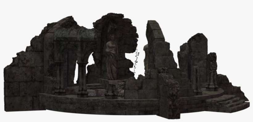 Temple Ruins 01 By Free Stock By Wayne - Building, transparent png download