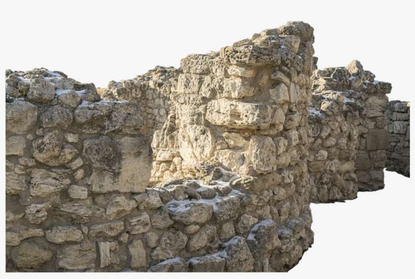 Ruins Drawing Stone Wall - Stone Wall, transparent png download
