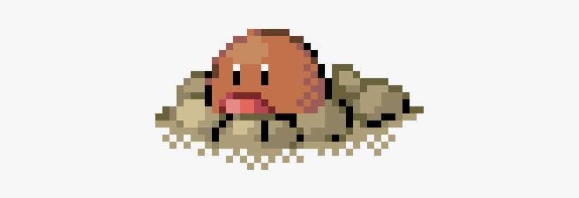 Diglett - Pixel Art, transparent png download