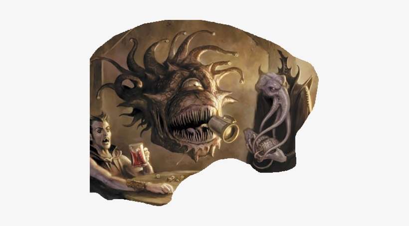 Beholder & Mindflayer - Mind Flayer Beholder, transparent png download