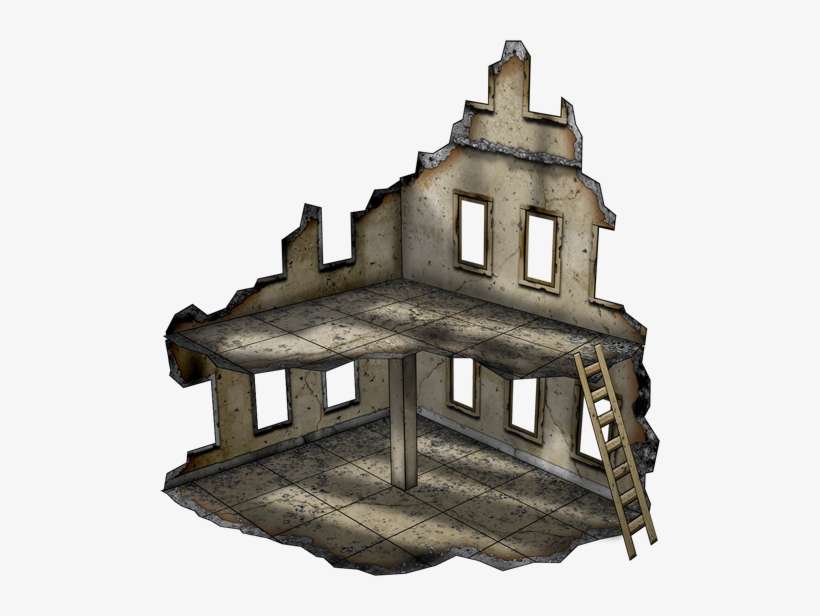 Flames Of War Terrain Ruins, transparent png download