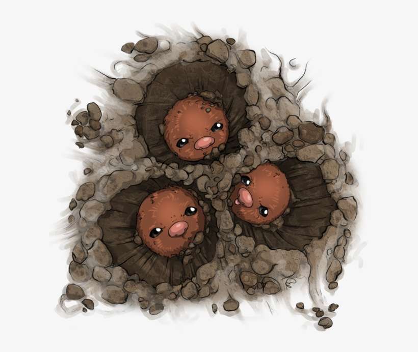Dugtrio Used Dig By Scowlingelf - Cake, transparent png download