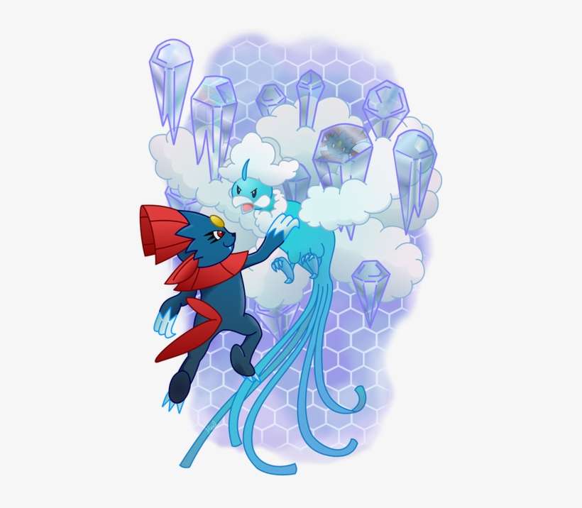 Back In The Xy Ou Metagame, Weavile Was Little More - Weavile X Lopunny, transparent png download