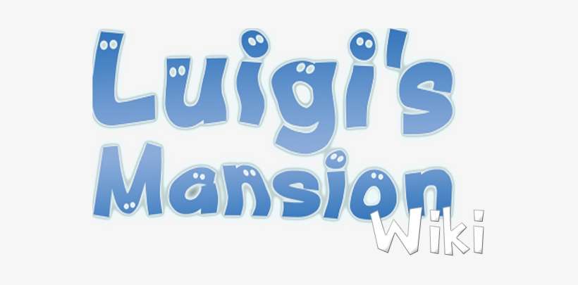 Luigimansionwikilogo - Luigi's Mansion Logo, transparent png download