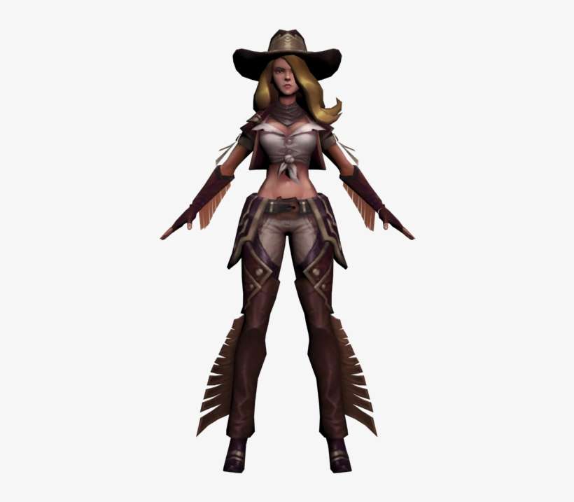 Download Zip Archive - League Of Legends Cowgirl, transparent png download