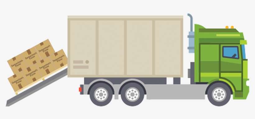 Shipping To 13 Countries - Operation Christmas Child Lorry, transparent png download
