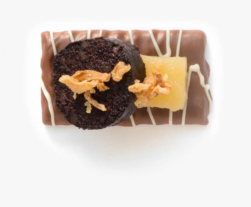 Virtuoso With Apple Compote, Black Pudding And Fried - Apple Sauce, transparent png download