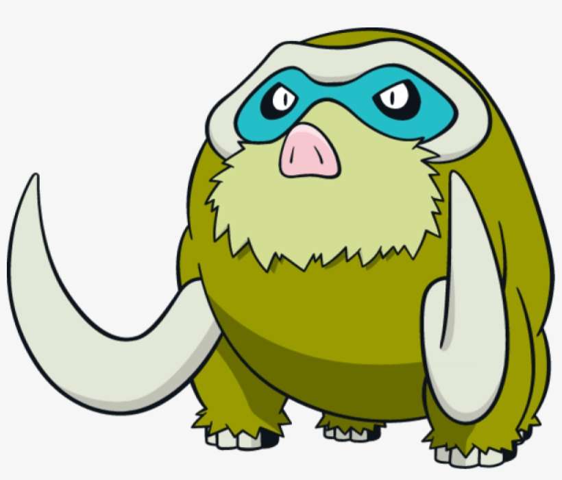 Rare Shiny Mamoswine Pokemon Distribution Event Announced - Pokemon Mamoswine, transparent png download