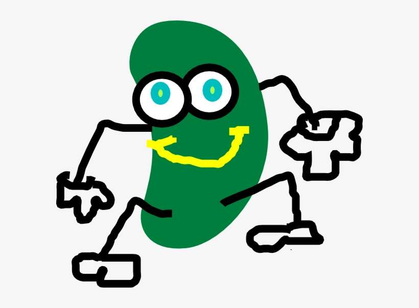 How To Set Use Green Jelly Bean Clipart, transparent png download