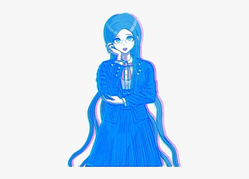 Vaporwave Squad - Dangan Ronpa Tsumugi Shirogane Sprite, transparent png download