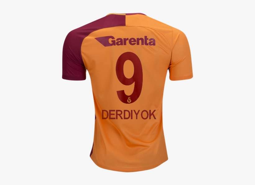 Galatasaray 17/18 Home Jersey Eren Derdiyok - Sports Jersey, transparent png download