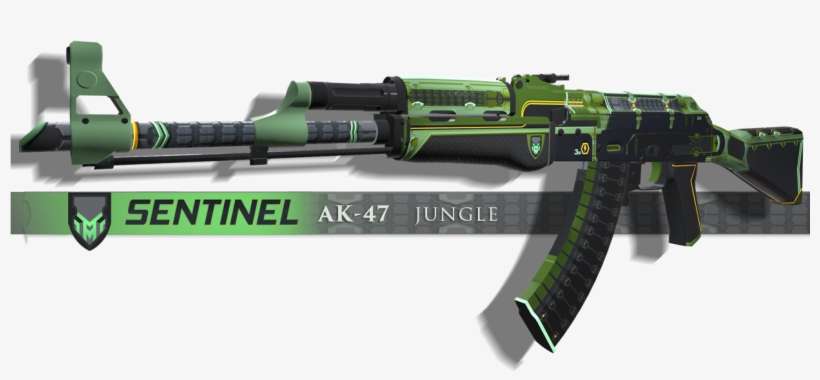 Sentinel Ak-47 - Airsoft Gun, transparent png download