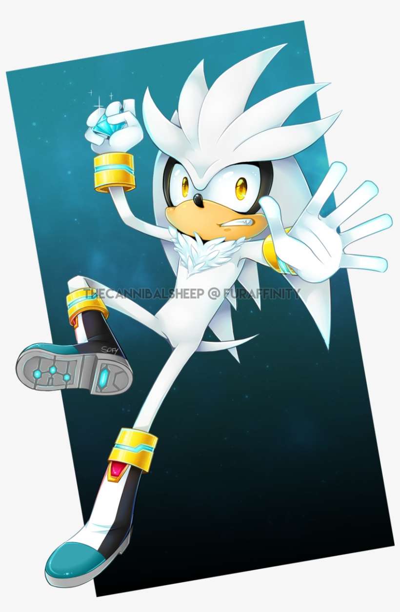 Silver The Hedgehog, transparent png download
