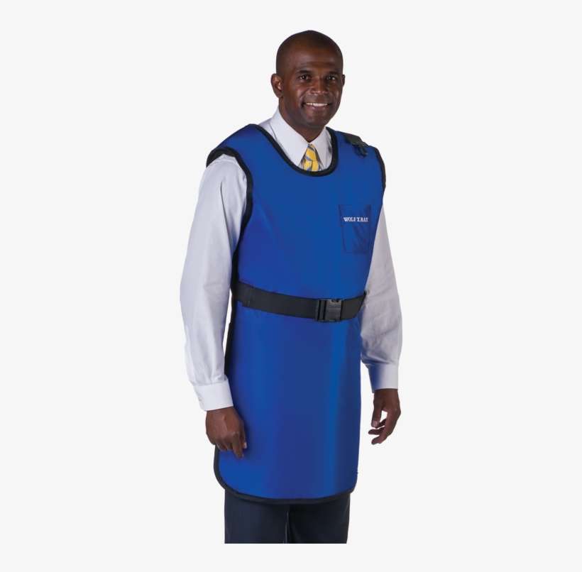 Light Weight Lead With Thyroid Collar Dss Wolf Coat Apron, Lightweight Lead (small, Grey) PNG