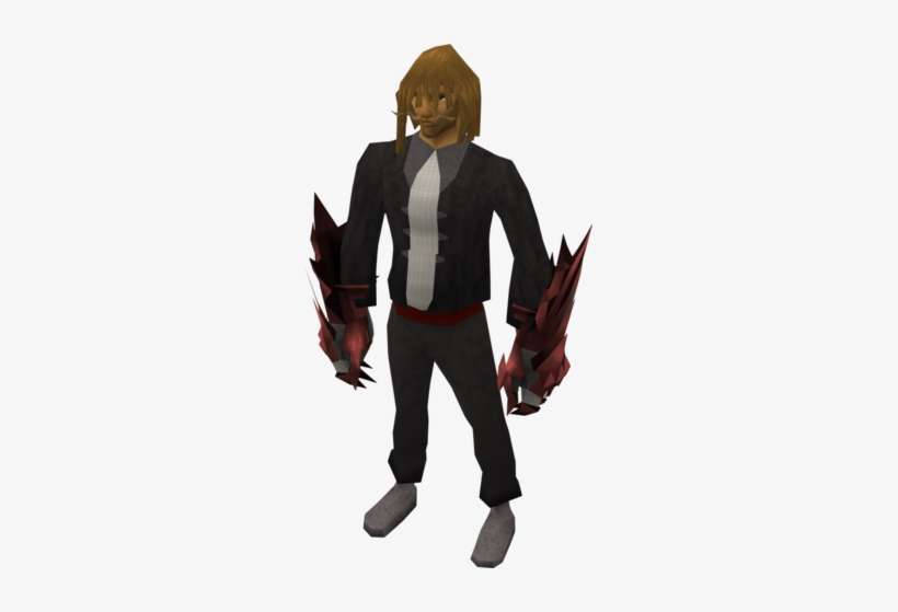 Lucky Dragon Claws Equipped - Runescape Jas Hands, transparent png download